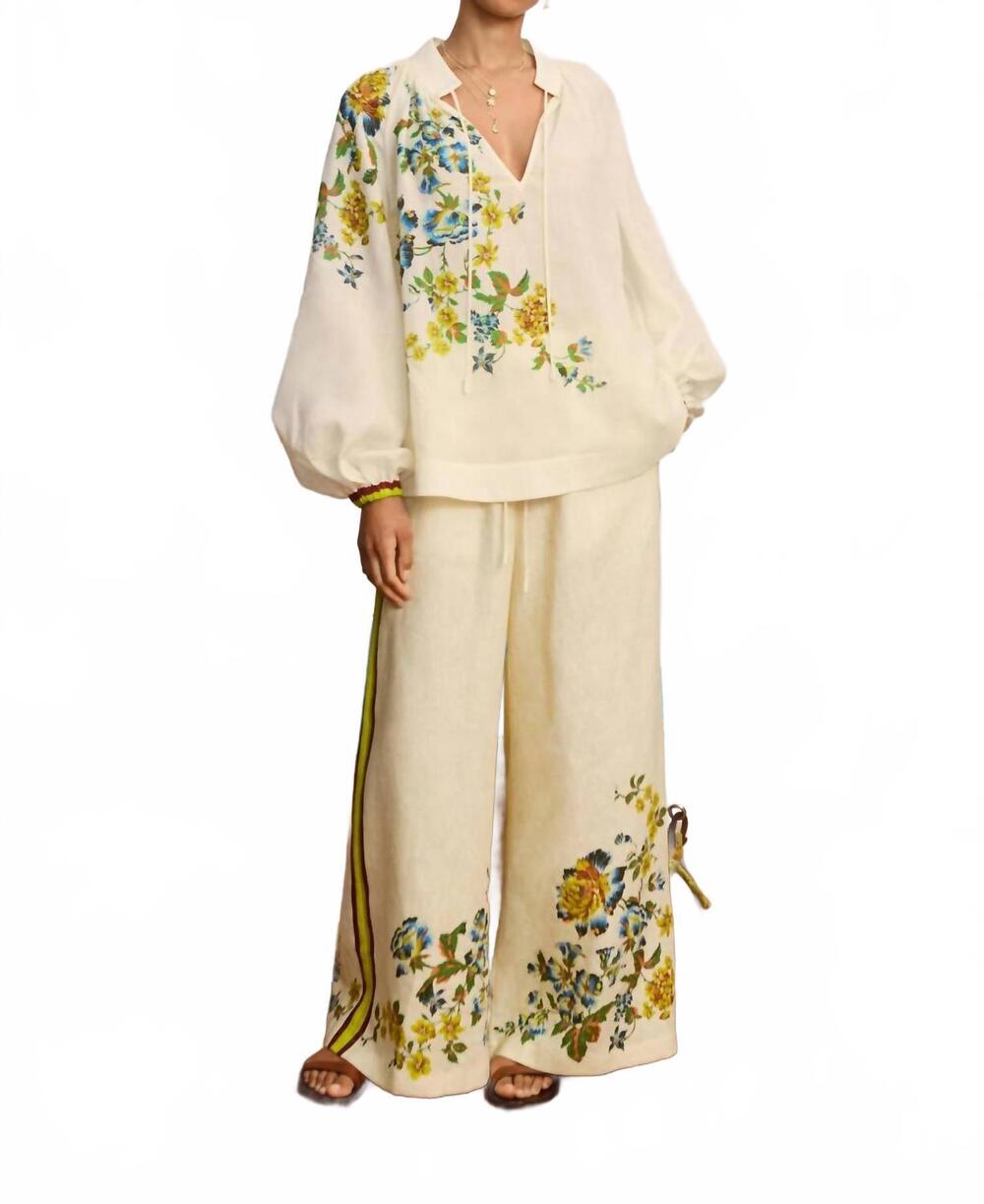 NEW ALEMAIS phyllis top in cream
